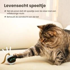 Otiume Interactieve Speelbal - Slimme Interactieve Jaag Speeltje Voor Katten - Kattenspeeltjes - Intelligente Jaagbal - AI -USB Oplaadbaar - LED - Blauw -Huisdierbenodigdheden 1200x1200 579
