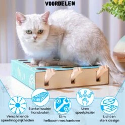 Sla De Mol Kattenspeeltje - Katten Speelgoed - Kattenspeelgoed - Kattenspeeltjes - Kattenspeeltjes Intelligentie - Kattenspeelgoed Intelligentie -Huisdierbenodigdheden 1200x1200 629