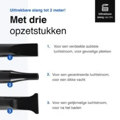 Vivid Green Waterblazer Met 3 Opzetstukken - Hondenfohn - Voor Honden - Met Geluiddemper - 2800W -Huisdierbenodigdheden 1200x1200 89