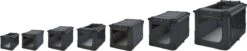 Maelson Soft Kennel - Robuuste Hondenbench Van Zacht Materiaal - Opvouwbare Kennel Met Stevig Stalen Binnenframe - Zwart/antraciet - XXS / XS / S / M / L / XL / XXL - 72 S -Huisdierbenodigdheden 1200x246
