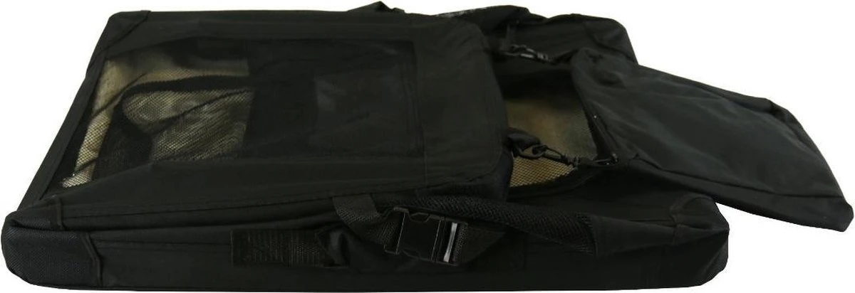 Topmast Reisbench Nylon Bench Stoffen Bench Zwart 120 X 79 X 79 Cm - Honden Boven 50 Kilo 6 Topmast Reisbench Nylon Bench Stoffen Bench Zwart 120 X 79 X 79 Cm - Honden Boven 50 Kilo - Afbeelding 4