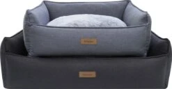 Benzano - Hondenmand - All Season - Wasmachine Wasbaar - Omkeerbaar Kussen - Pluche - Schuimvulling - Antraciet - 100 CM -Huisdierbenodigdheden 1200x620 1