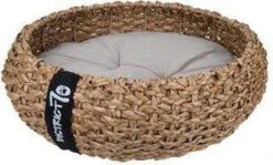 District 70 COCOON - Luxe Hondenmand Van Duurzaam Hoogwaardig Riet Met Zacht Kussen - Maten S/M/L - Large -Huisdierbenodigdheden 1200x722