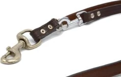 Verstelbare Trainingslijn Leer - 2 Meter - Bruin - Politielijn - Hondenriem - Hoge Kwaliteit Leer - Trainingslijn - Ambachtelijk Gemaakt In Portugal -Huisdierbenodigdheden 1200x768