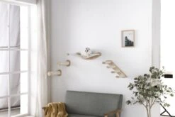 Klimmuur Kat XXL Editie - Krabpaal - Katten Klimmuur - Katten Klim Wand - Met Hangmat -Huisdierbenodigdheden 1200x800 16