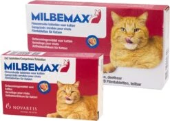 Milbemax Ontworming Tabletten Grote Kat 2 - 12 Kg 2 X 2 Tabletten -Huisdierbenodigdheden 1200x860