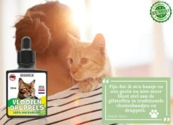Natuurlijke Vlooiendruppels Voor Katten - Vanaf 4 Kg - 100% Natuurlijk - Vlooien - Zonder Giftige Pesticiden - 30 Ml - Speciale Formule Voor Katten - Vachtdruppels - Made In Holland -Huisdierbenodigdheden 1200x872 5