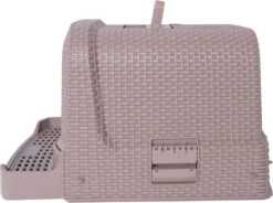 Adori Kattentoiltet Rattan Taupe - Kattenbakken - 69x42x41 Cm -Huisdierbenodigdheden 1200x896 1