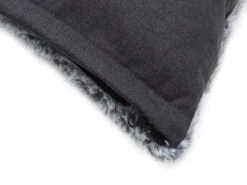 Benzano - Hondenmand - All Season - Wasmachine Wasbaar - Omkeerbaar Kussen - Pluche - Schuimvulling - Antraciet - 100 CM -Huisdierbenodigdheden 1200x900 11