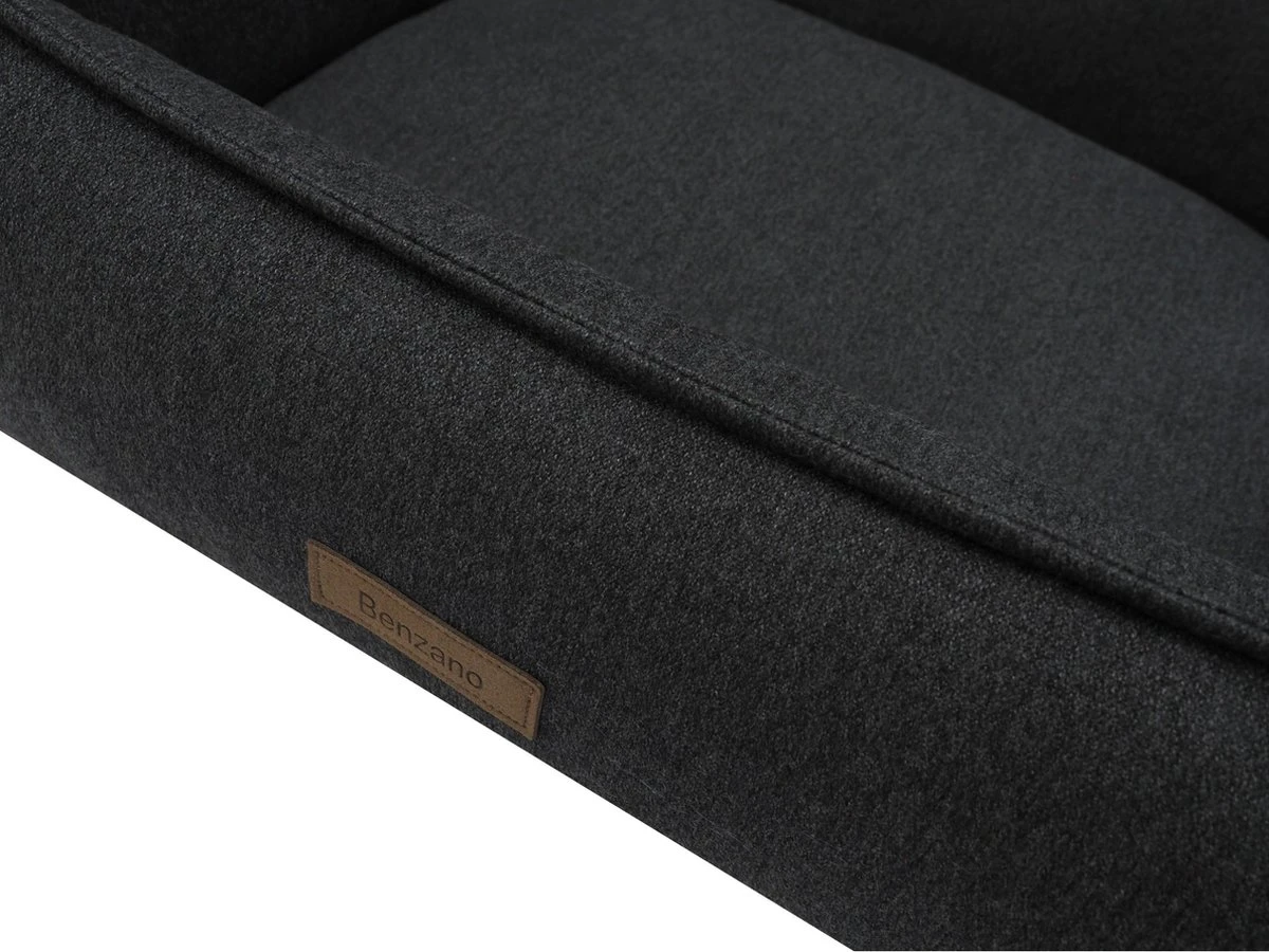 Benzano - Orthopedische Hondenmand - Wasmachine Wasbaar - Memory Foam - Donkergrijs - 100 CM 4 Benzano - Orthopedische Hondenmand - Wasmachine Wasbaar - Memory Foam - Donkergrijs - 100 CM - Afbeelding 2