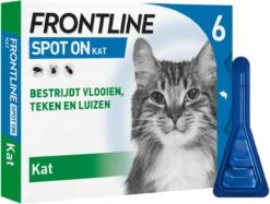 Frontline Spot-On Anti Vlooienmiddel Kat - 6 Pipetten -Huisdierbenodigdheden 1200x909