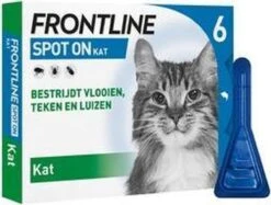 Frontline Spot-On Anti Vlooienmiddel Kat - 6 Pipetten -Huisdierbenodigdheden 1200x910 1