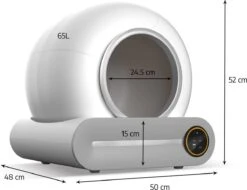 Merkloos Petlux® Zelfreinigende Automatische Kattenbak Met App En LED-Touch 24 Merkloos Petlux® Zelfreinigende Automatische Kattenbak Met App En LED-Touch -Huisdierbenodigdheden 1200x921 2