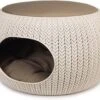 Curver Cozy Pet Home - Kattenmand - Crème - Ø 55 Cm -Huisdierbenodigdheden 1200x928 2