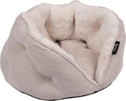 District 70 TUCK - Luxe & Comfortabele Mand Kleine Honden - Terra, Donkergrijs & Zand - 50x50x30 Cm - Zand -Huisdierbenodigdheden 1200x961
