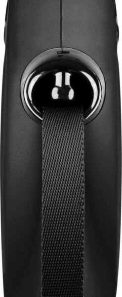 Flexi Rollijn New Classic Tape Large 8 M - Hondenriem - Zwart Tot 50kg -Huisdierbenodigdheden 496x1200