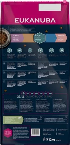 Eukanuba Dog Adult Large Breed Lam/Rice - 12 KG -Huisdierbenodigdheden 582x1200