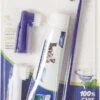 Hond En Kat Tandenborstel Verzorgingsset - Inclusief Tandpasta Met Beefsmaak - Vier Unieke Reinigingsborstels - Fluoride Vrij -Huisdierbenodigdheden 626x1200 2