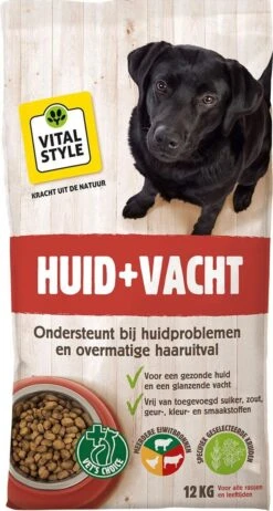 VITALstyle HUID+VACHT - Hondenbrokken - 12 Kg -Huisdierbenodigdheden 641x1200