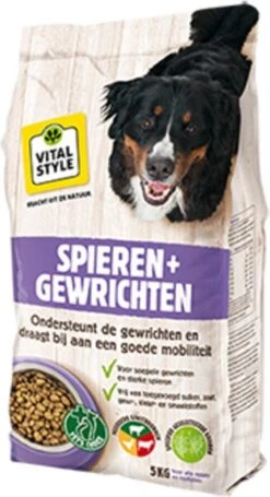 VITALstyle SPIEREN+GEWRICHTEN - Hondenbrokken - 12 Kg -Huisdierbenodigdheden 652x1200