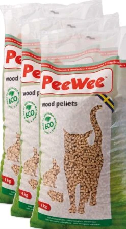 Peewee Houtkorrels Kattenbakvulling - 3 X 9 Kg (27 Kg, 42l) -Huisdierbenodigdheden 658x1200 1