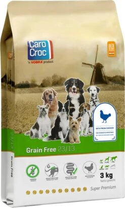 Carocroc Grain Free - Gevogelte/Aardappel/Bieten - Hondenvoer - 15 Kg -Huisdierbenodigdheden 721x1200