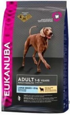 Eukanuba Dog Adult Large Breed Lam/Rice - 12 KG -Huisdierbenodigdheden 736x1200