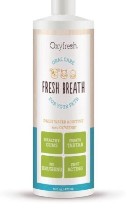 OxyFresh Pet Mondwater Hond En Kat. Helpt Tegen Tandsteen, Plak En Vieze Ademgeurtjes -Huisdierbenodigdheden 742x1200