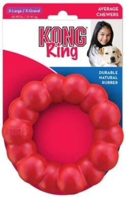 Kong Ring Rood 11x11x3 Cm - Medium/Large -Huisdierbenodigdheden 772x1200