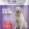 K9 Laboratories - Kalmte & Balans - Supplement - Voor Honden - Tegen Angst - Stress - Agressie - L-tryptofaan - Valeriaan - Hennepzaadolie - 60 Stuks - Voor Een Rustige Hond -Huisdierbenodigdheden 779x1200
