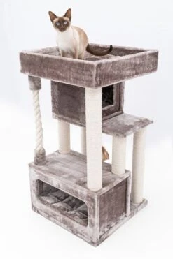 Petrebels Lodge 107 Krabpaal - Cappuccino - Design - Zeer Stabiel -Huisdierbenodigdheden 800x1200 9