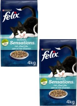Felix Vis Sensations - Kattenvoer - 2 X 4 Kg -Huisdierbenodigdheden 873x1200