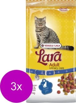 Lara Adult Urinary Care Kip - Kattenvoer - 3 X 2 Kg -Huisdierbenodigdheden 891x1200