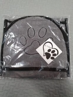 N4dogs – Hondenhanddoek – Honden Handdoek – Microvezel Handdoek – Handdoek Hond – Droogdoek Hond – Dierendeken – Sterk Absorberend – Handdoek Met Zakken - Grijs - 66 X 23 Cm -Huisdierbenodigdheden 899x1200 3