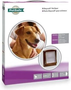Petsafe 757 Hondenluik - Medium - Zilver/Tranparant -Huisdierbenodigdheden 960x1200 1
